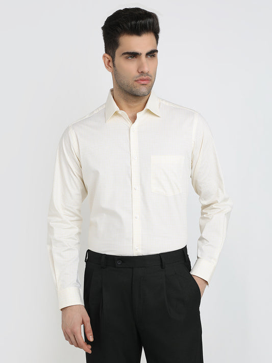 Park Avenue Yellow Formal Shirt