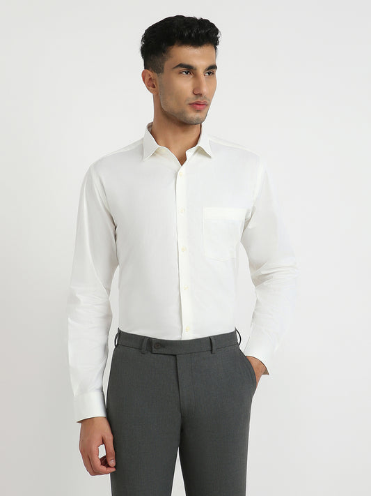 Park Avenue Yellow Formal Shirt