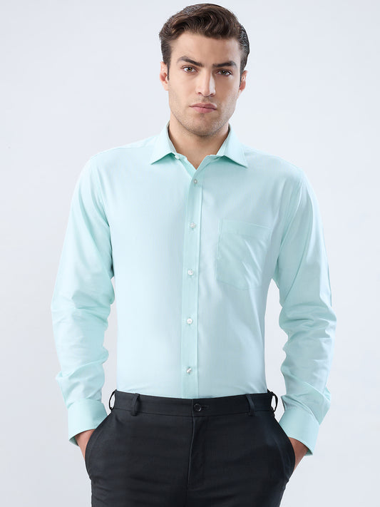 Park Avenue Green Formal Shirt