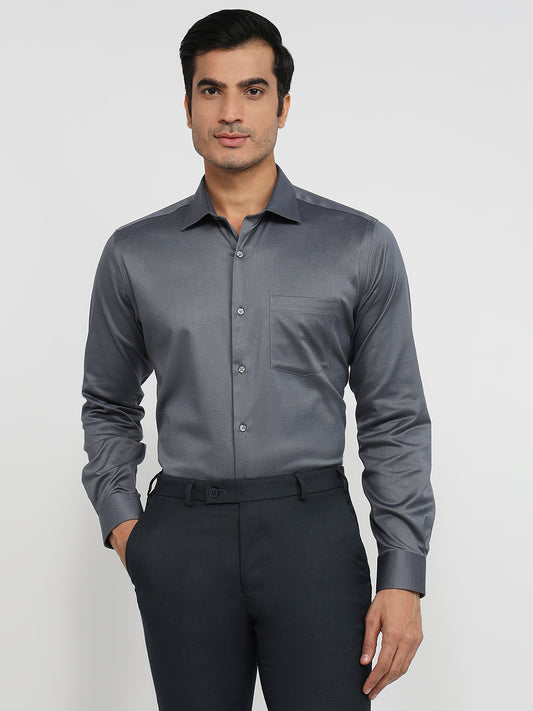 Park Avenue Grey Formal Shirt