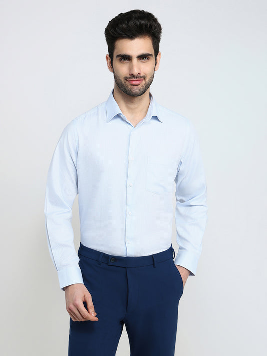 Park Avenue Blue Formal Shirt 