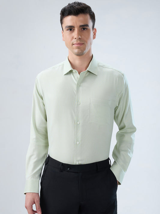 Park Avenue Green Formal Shirt