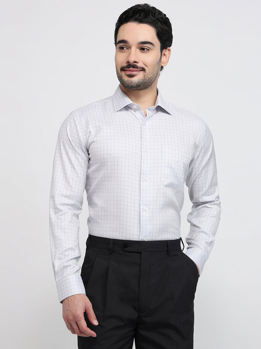 Park Avenue Grey Formal Shirt
