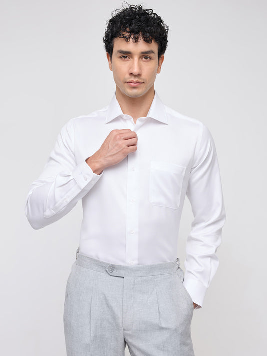 Park Avenue White Formal Shirt