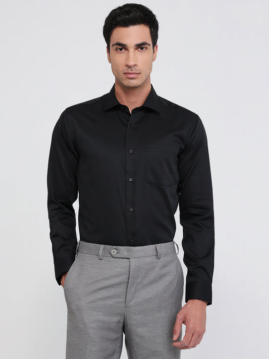 Park Avenue Black Formal Shirt