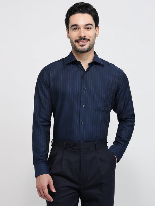 Park Avenue Blue Formal Shirt