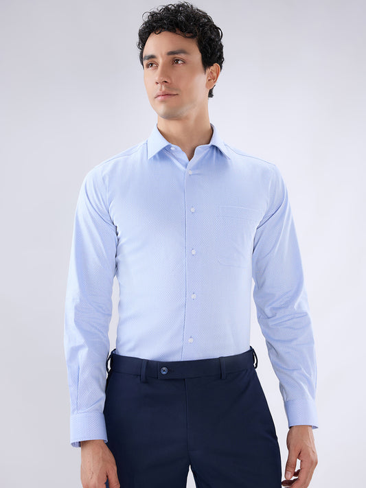 Park Avenue Blue Formal Shirt