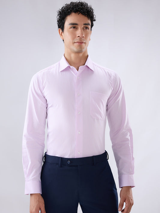 Park Avenue Purple Formal Shirt