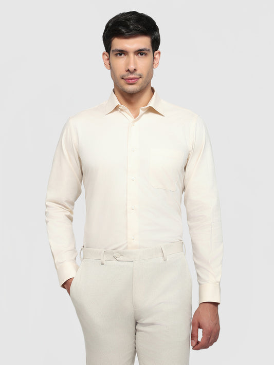 Park Avenue Yellow Formal Shirt