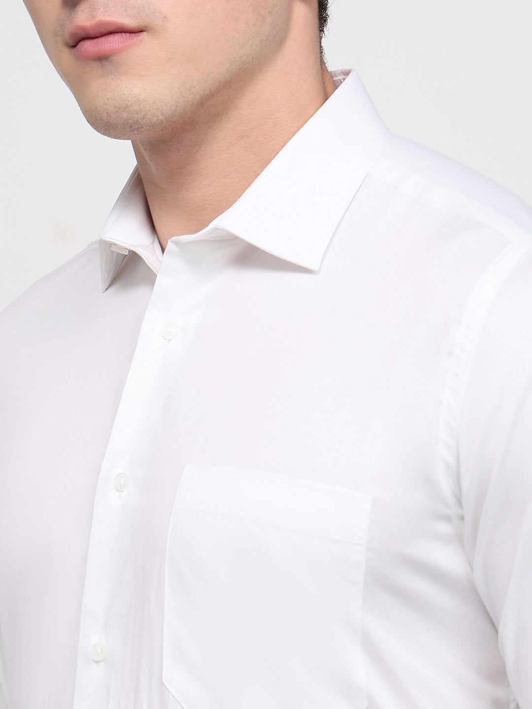 Park Avenue Men White Regular Fit Solid Formal Shirt – MyRaymond