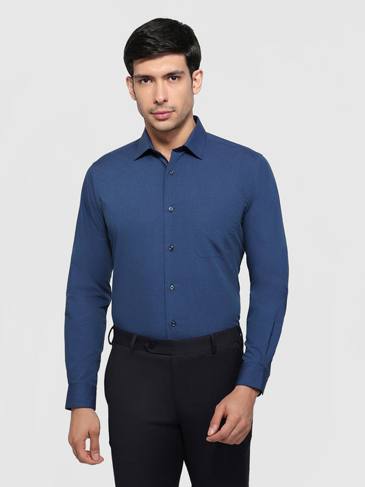 Park Avenue Blue Formal Shirt