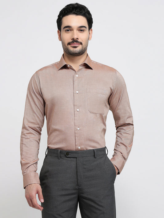 Park Avenue Orange Formal Shirt
