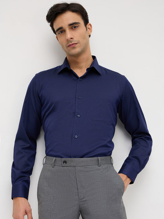 Park Avenue Blue Formal Shirt