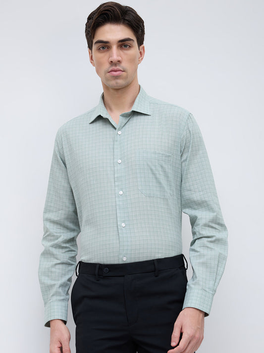 Park Avenue Blue Formal Shirt