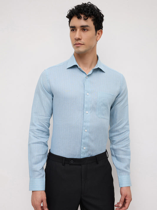 Park Avenue Blue Formal Shirt
