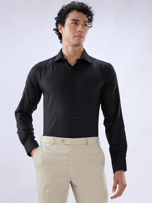 Park Avenue Black Formal Shirt