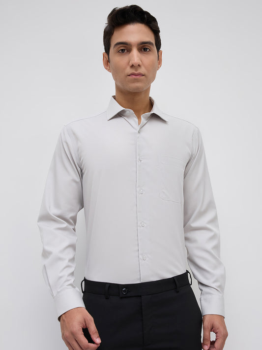 Park Avenue Grey Formal Shirt