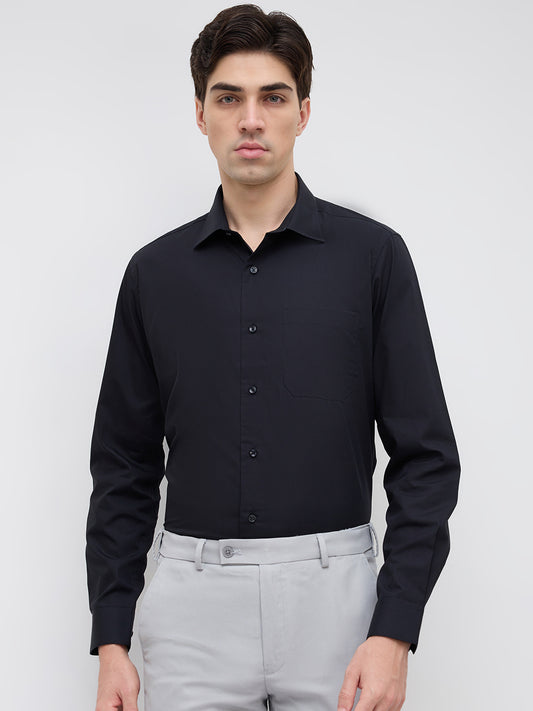 Park Avenue Black Formal Shirt
