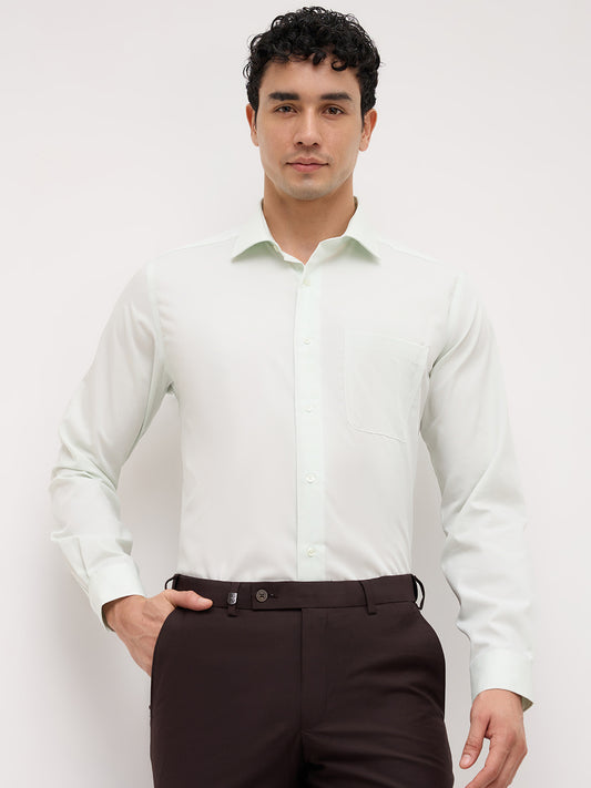 Park Avenue Green Formal Shirt