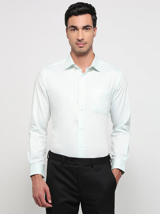 Park Avenue Green Formal Shirt
