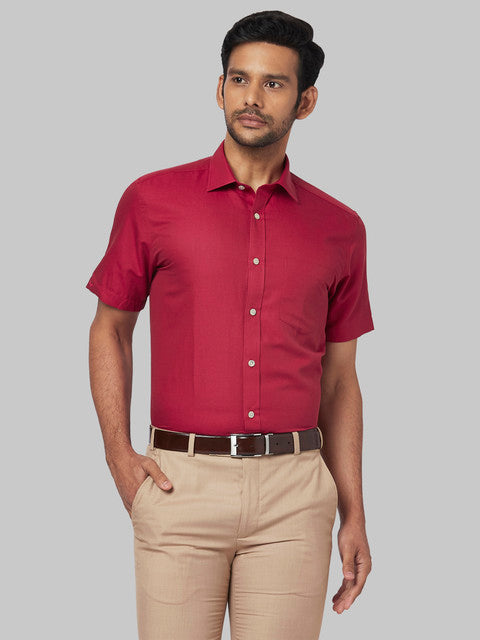 Park Avenue Red Formal Shirt