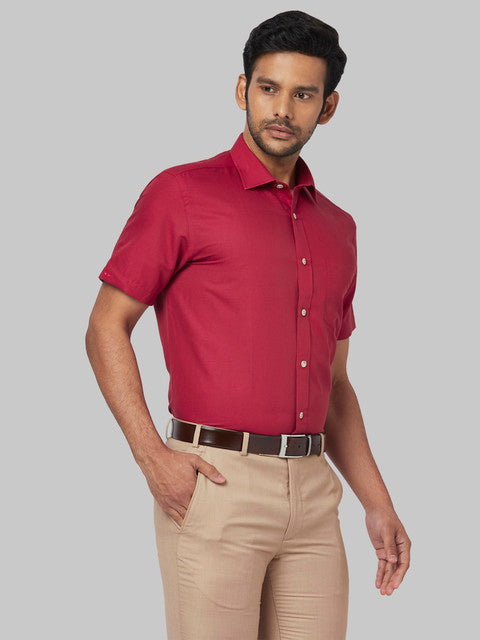 Park Avenue Red Formal Shirt