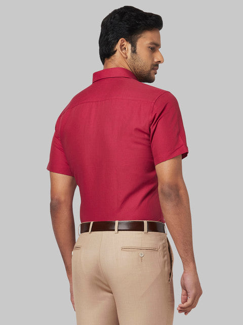 Park Avenue Red Formal Shirt