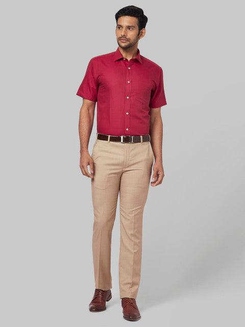 Park Avenue Red Formal Shirt