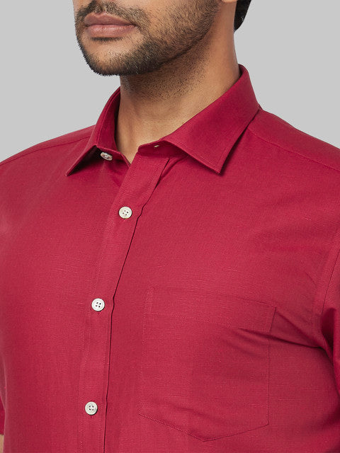 Park Avenue Red Formal Shirt