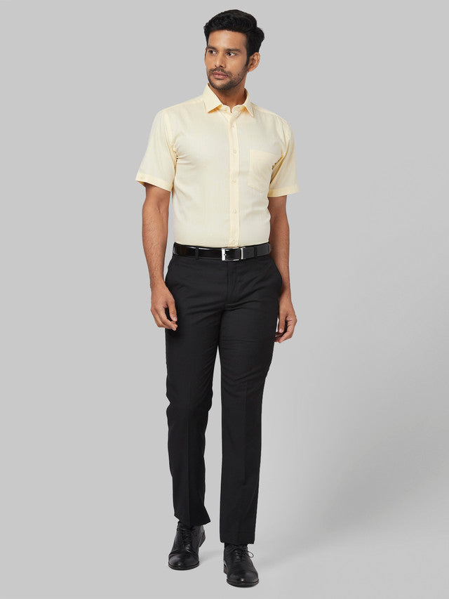 Park Avenue Yellow Formal Shirt