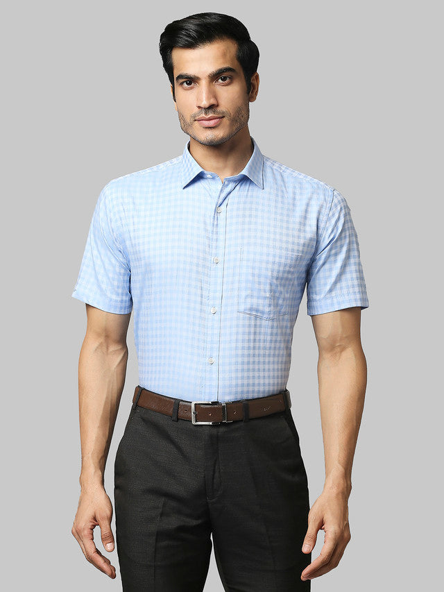 Park Avenue Blue Formal Shirt