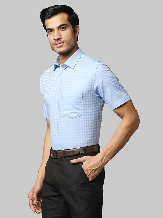 Park Avenue Blue Formal Shirt