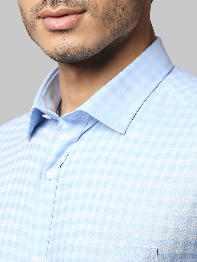 Park Avenue Blue Formal Shirt