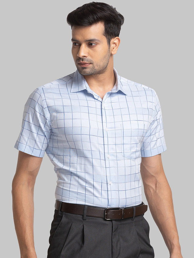 Park Avenue Blue Formal Shirt