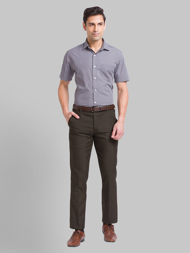 Park Avenue Grey Formal Shirt