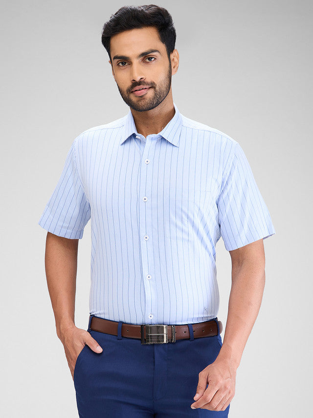 Park Avenue Blue Formal Shirt