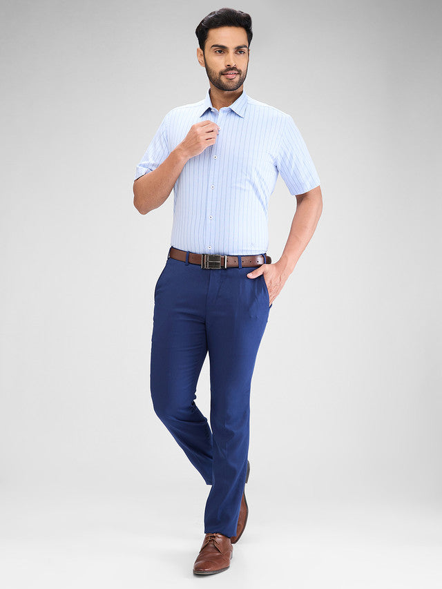 Park Avenue Blue Formal Shirt