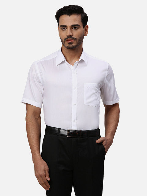 Park Avenue White Formal Shirts