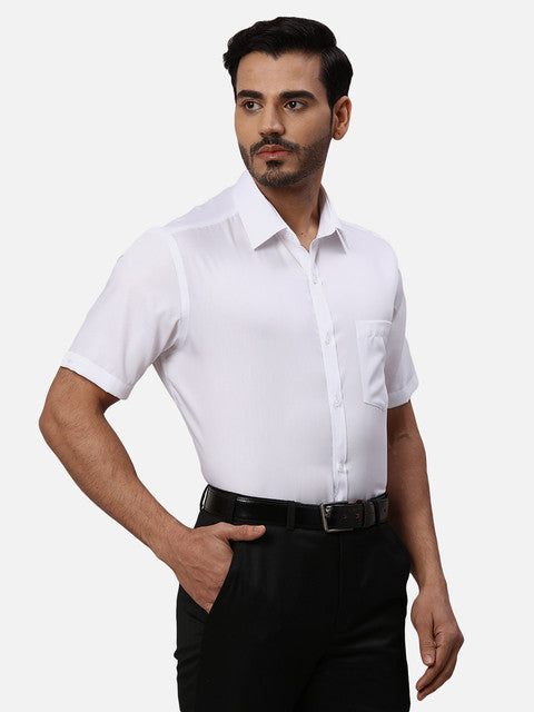 Park Avenue White Formal Shirts