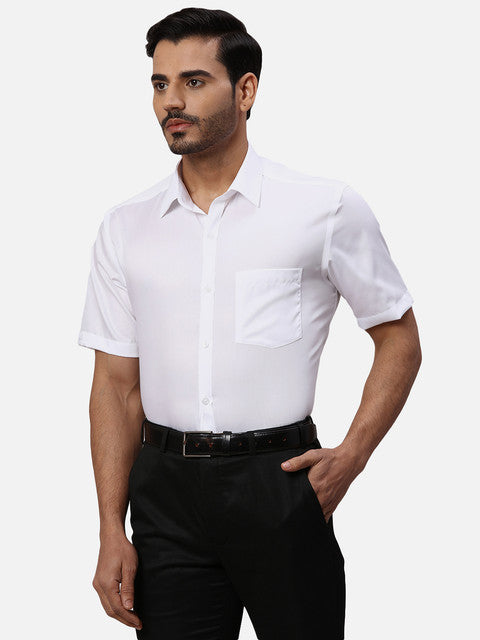 Park Avenue White Formal Shirts