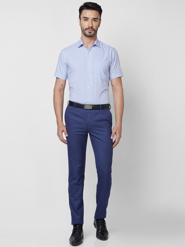 Park Avenue Blue Formal Shirt