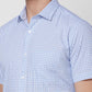 Park Avenue Blue Checks Regular Fit Cotton Formal Shirt