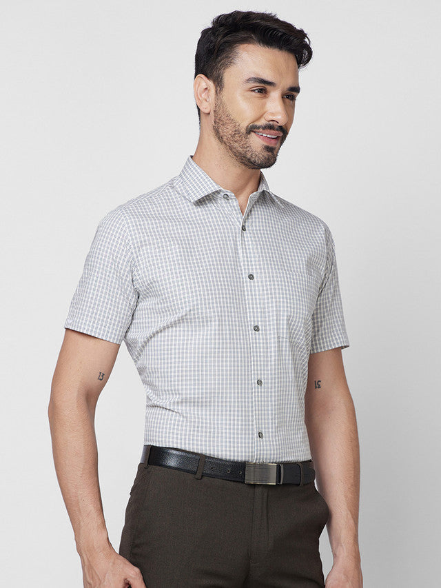 Park Avenue Grey Formal Shirt