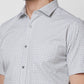 Park Avenue Grey Checks Regular Fit Cotton Formal Shirt