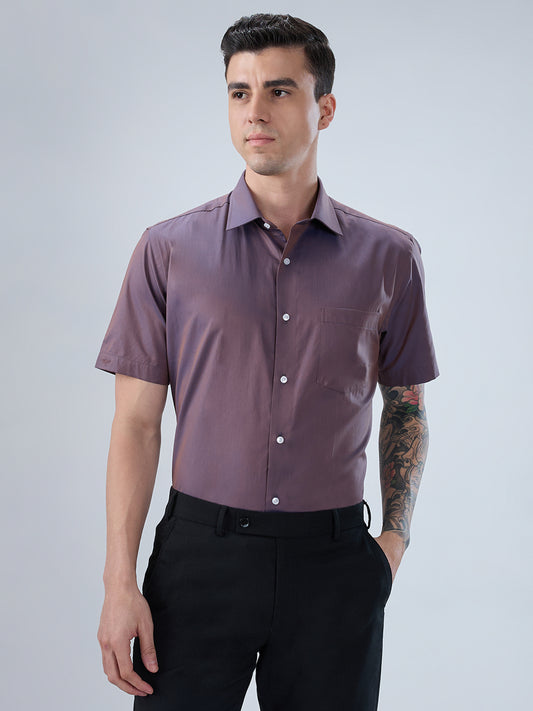 Park Avenue Brown Formal Shirt