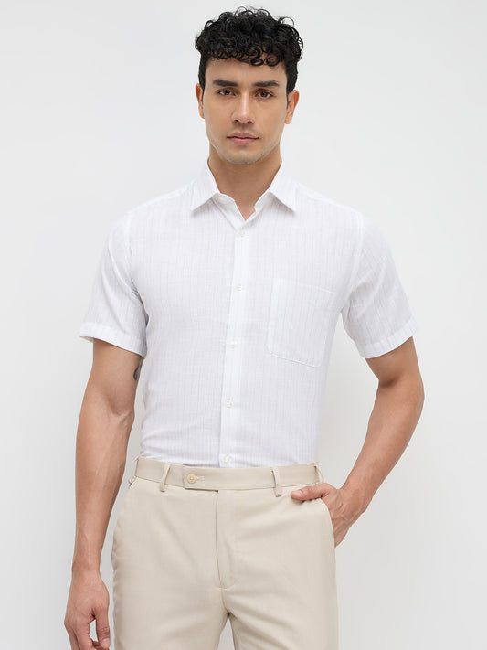 Park Avenue Blue Formal Shirt