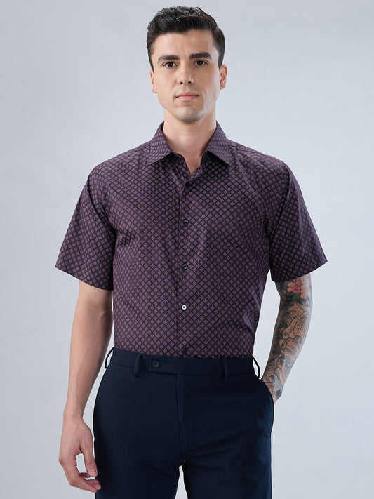 Park Avenue Violet Formal Shirt