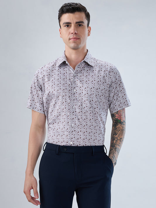 Park Avenue Brown Formal Shirt