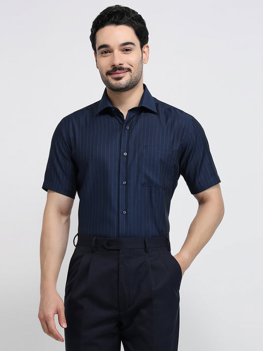 Park Avenue Blue Formal Shirt