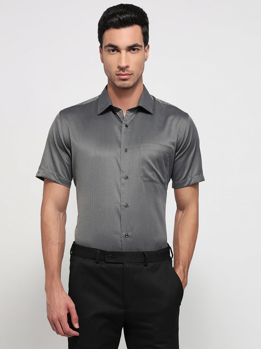 Park Avenue Grey Formal Shirt